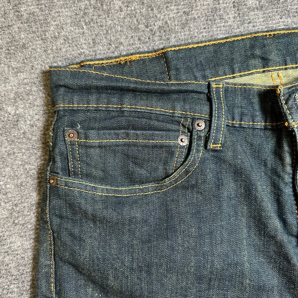 Levis 511 Slim Fit Jeans Mens 34x29 Dark Wash Indigo Denim Stretch 04511-1907